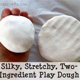 Silky, Stretchy, Conditioner & Cornstarch Play Dough