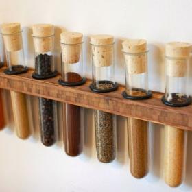 Test Tube Spice Rack